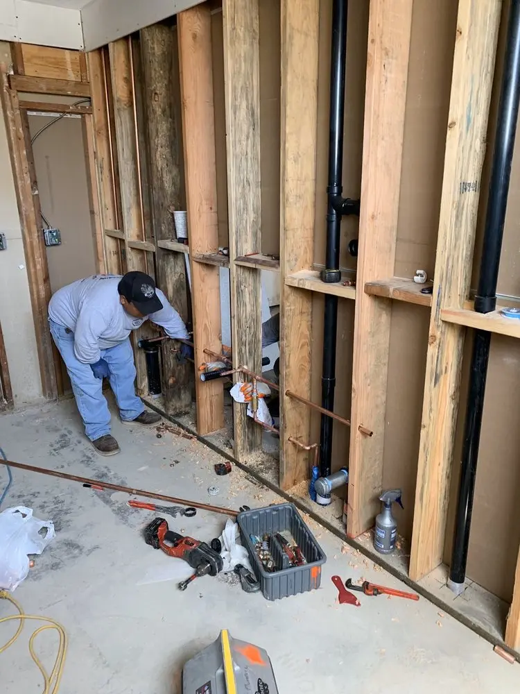 Commercial rough-in plumbing for Trenchless Sewer Repair in Pinewood